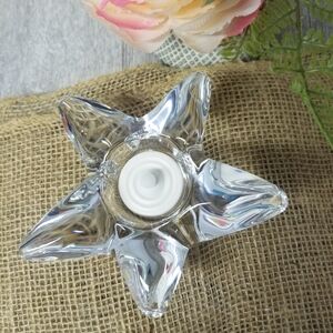 Gorgeous Orrefors Crystal Star Votive Holder